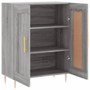 Ντουλάπι Γκρι Sonoma 69,5 x 34 x 90 εκ. από Επεξεργασμένο Ξύλο - Pakobazaar
