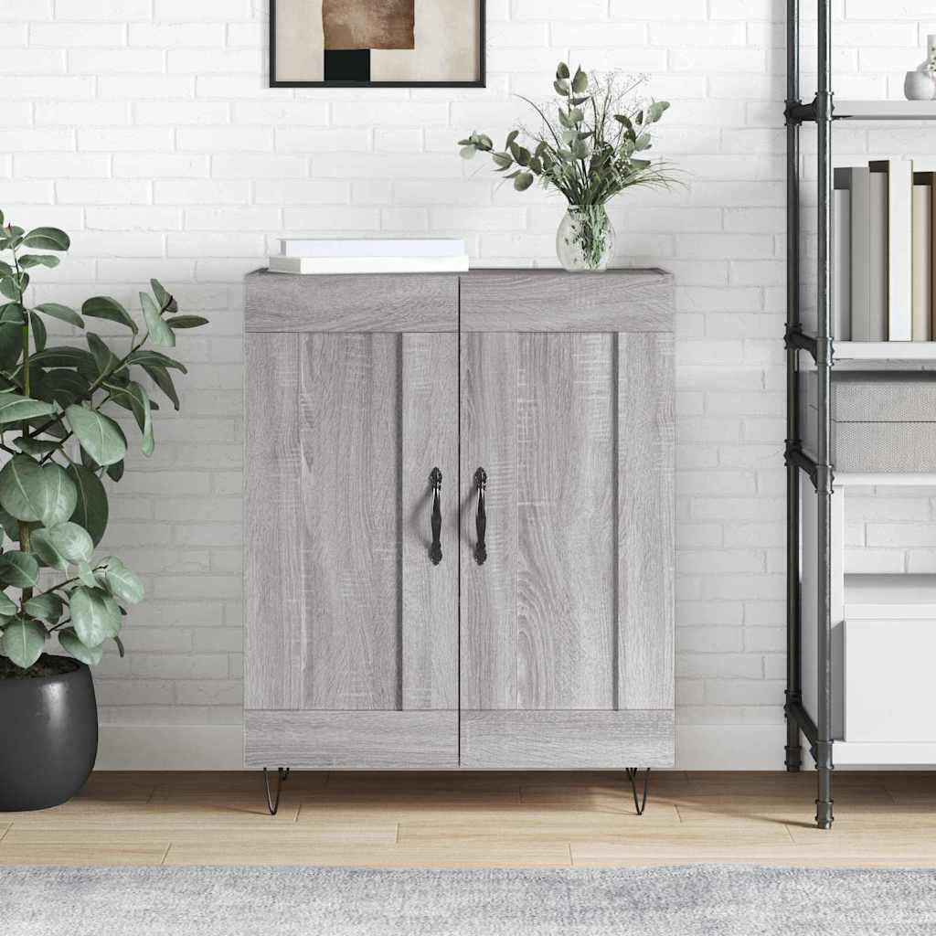 Ντουλάπι Γκρι Sonoma 69,5 x 34 x 90 εκ. από Επεξεργασμένο Ξύλο