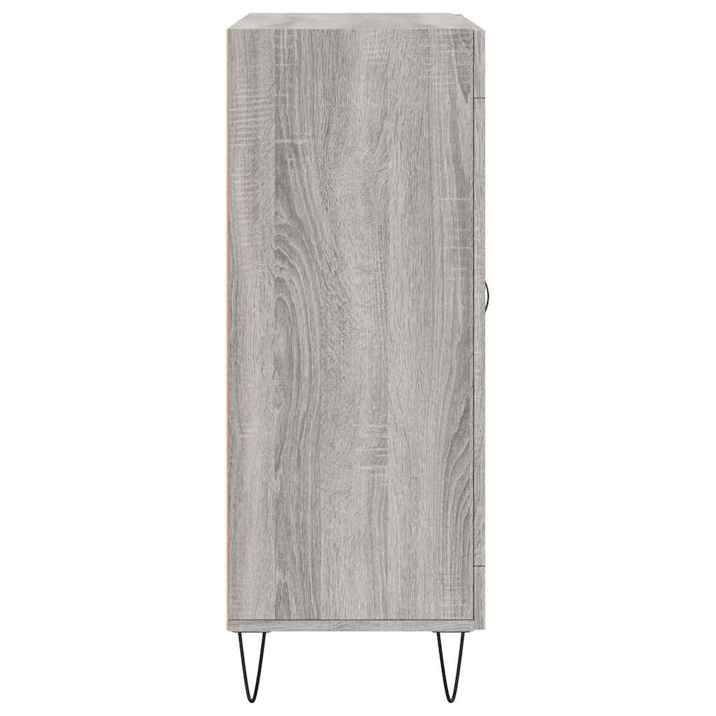Ντουλάπι Γκρι Sonoma 69,5 x 34 x 90 εκ. από Επεξεργασμένο Ξύλο