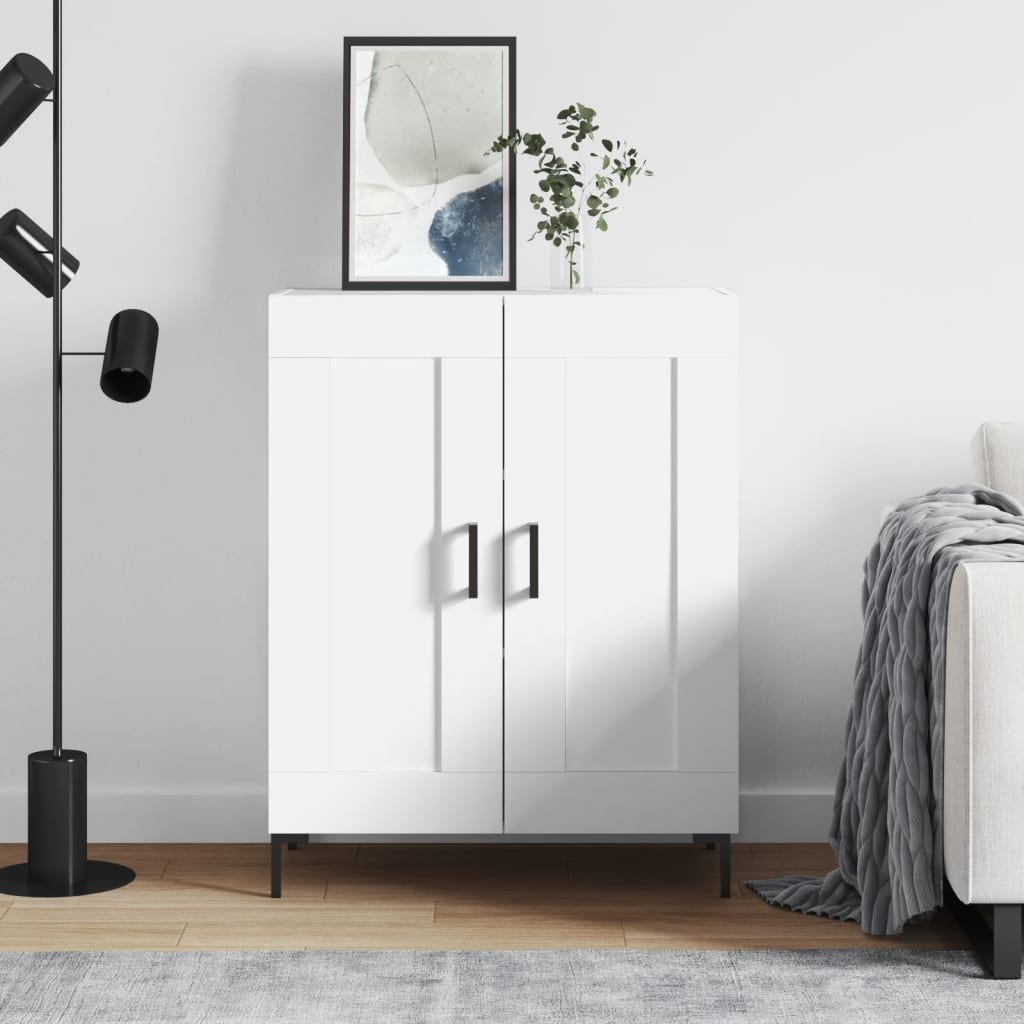 Ντουλάπι Λευκό 69,5 x 34 x 90 εκ. από Επεξεργασμένο Ξύλο - Pakobazaar