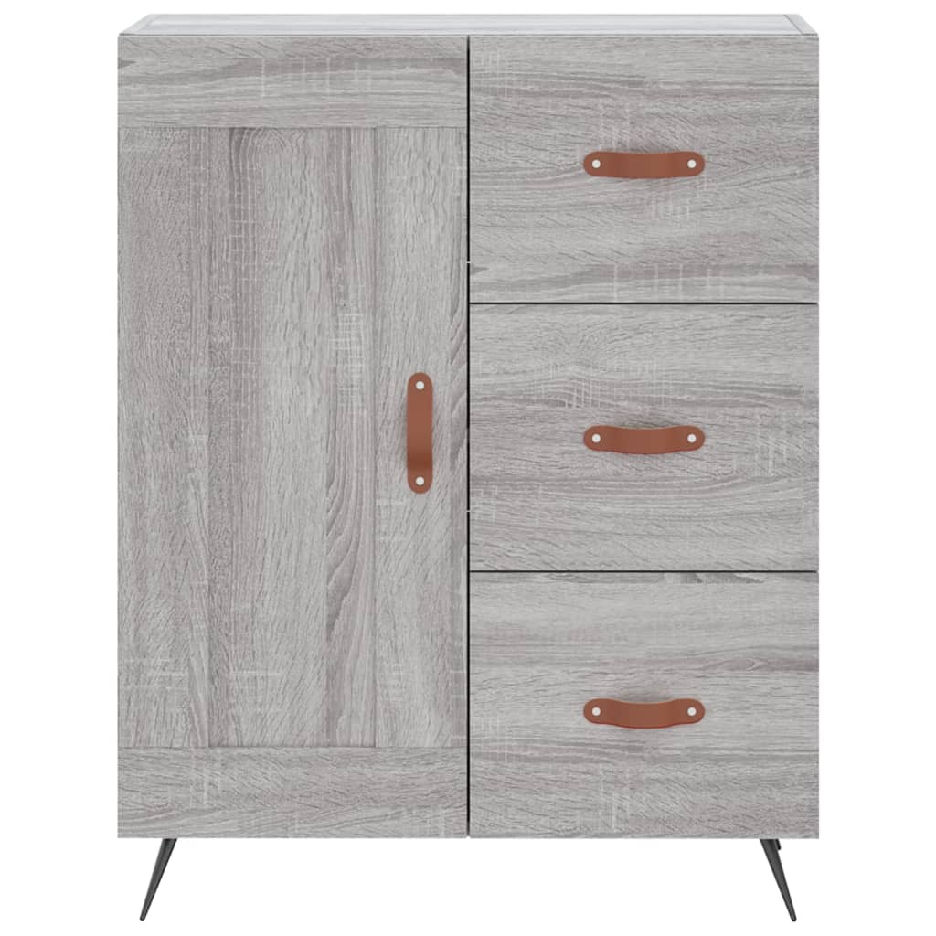Ντουλάπι Γκρι Sonoma 69,5 x 34 x 90 εκ. από Επεξεργασμένο Ξύλο - Pakobazaar