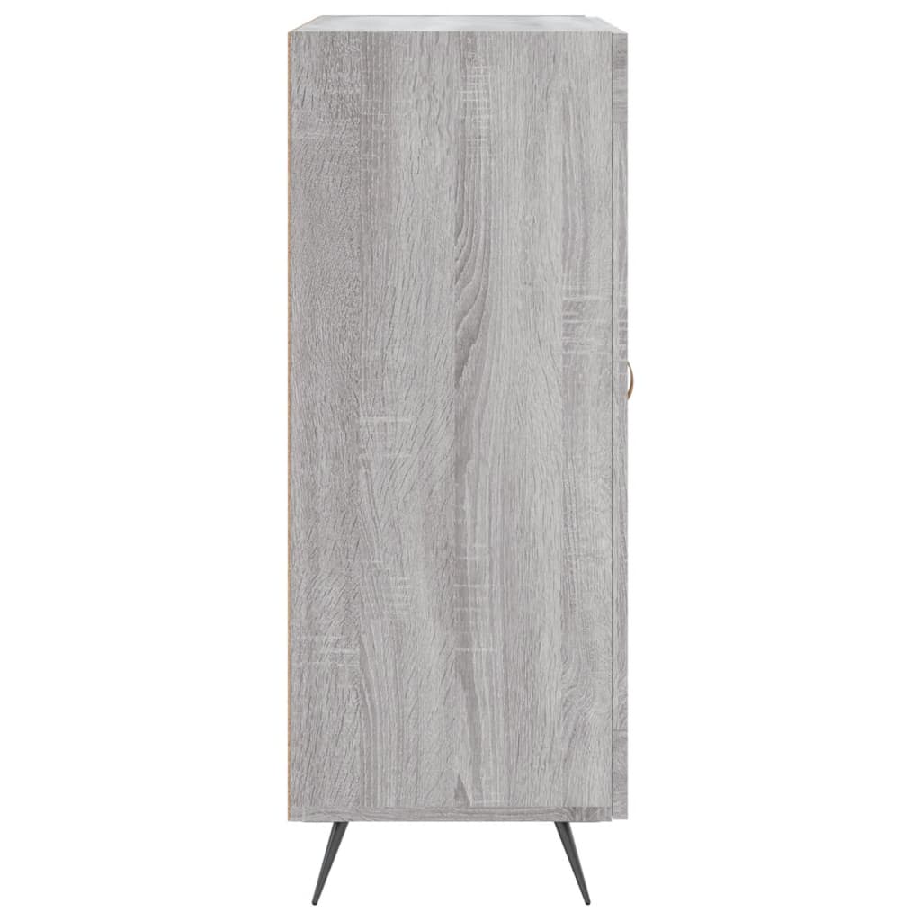 Ντουλάπι Γκρι Sonoma 69,5 x 34 x 90 εκ. από Επεξεργασμένο Ξύλο - Pakobazaar