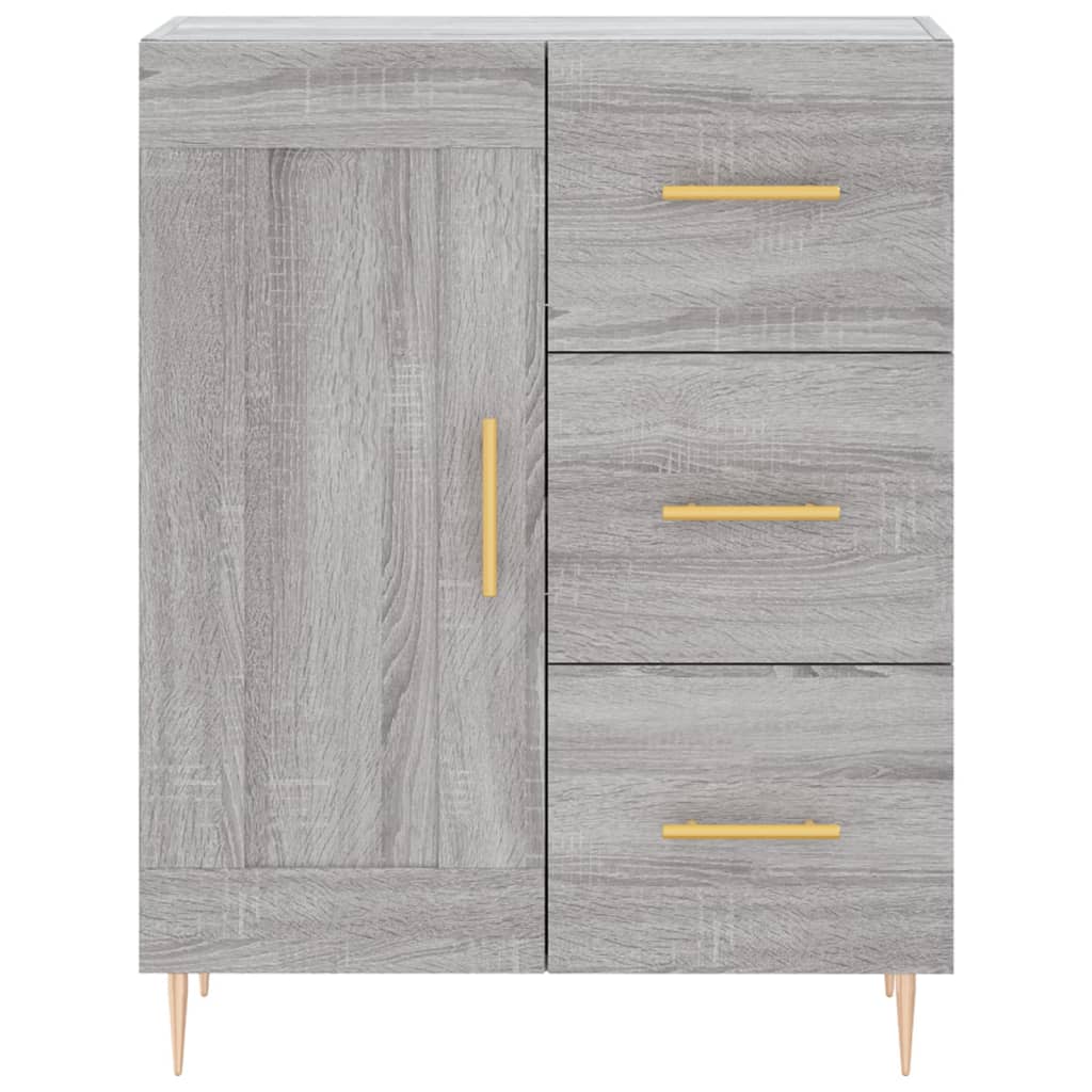 Ντουλάπι Γκρι Sonoma 69,5 x 34 x 90 εκ. από Επεξεργασμένο Ξύλο