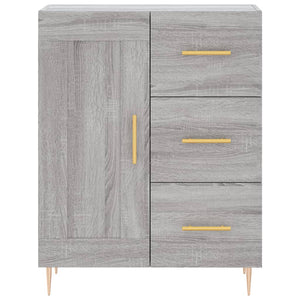 Ντουλάπι Γκρι Sonoma 69,5 x 34 x 90 εκ. από Επεξεργασμένο Ξύλο