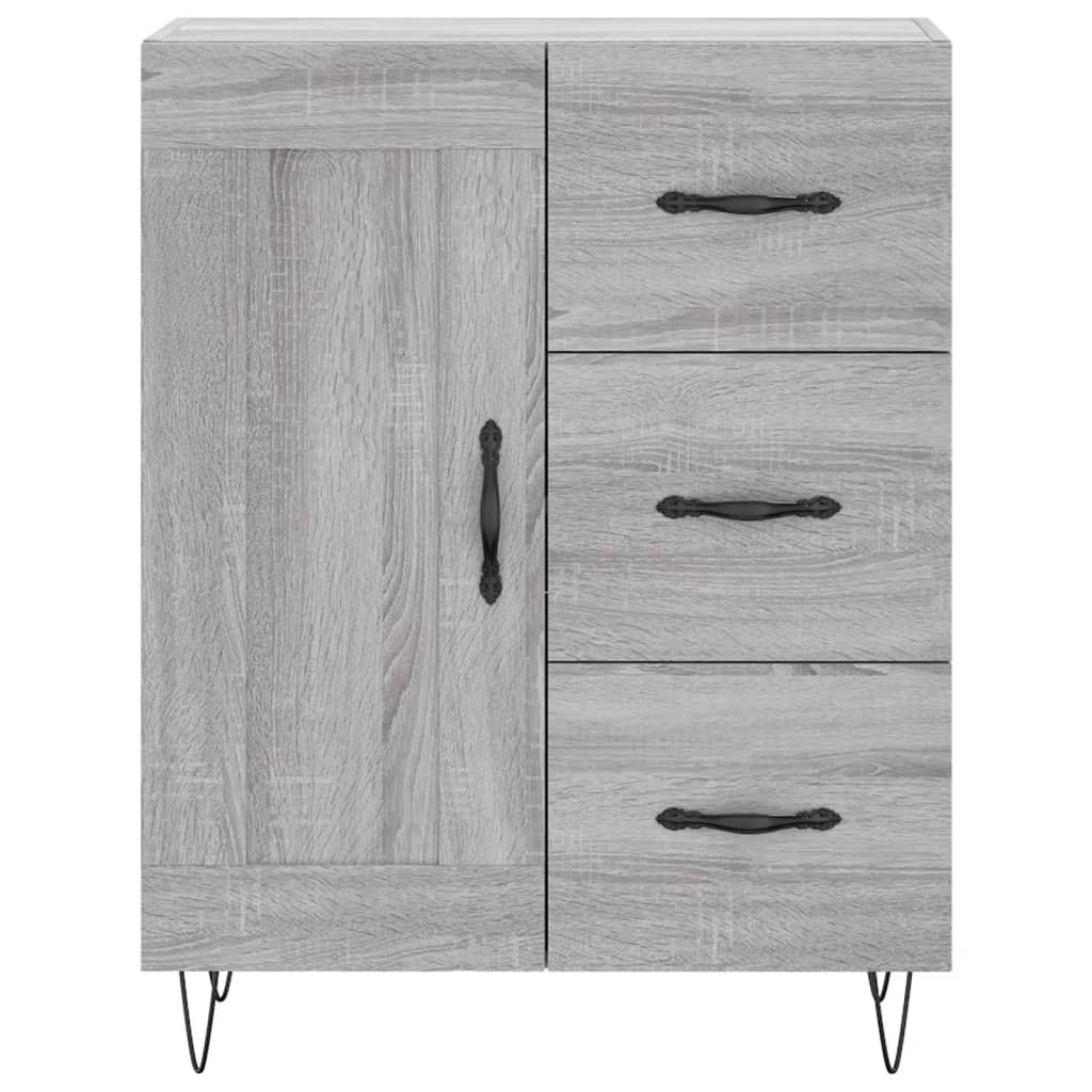 Ντουλάπι Γκρι Sonoma 69,5 x 34 x 90 εκ. από Επεξεργασμένο Ξύλο