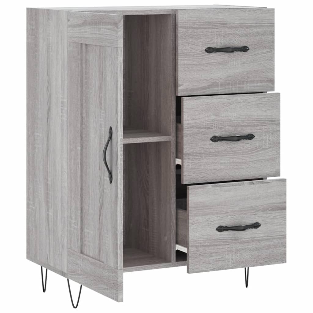 Ντουλάπι Γκρι Sonoma 69,5 x 34 x 90 εκ. από Επεξεργασμένο Ξύλο