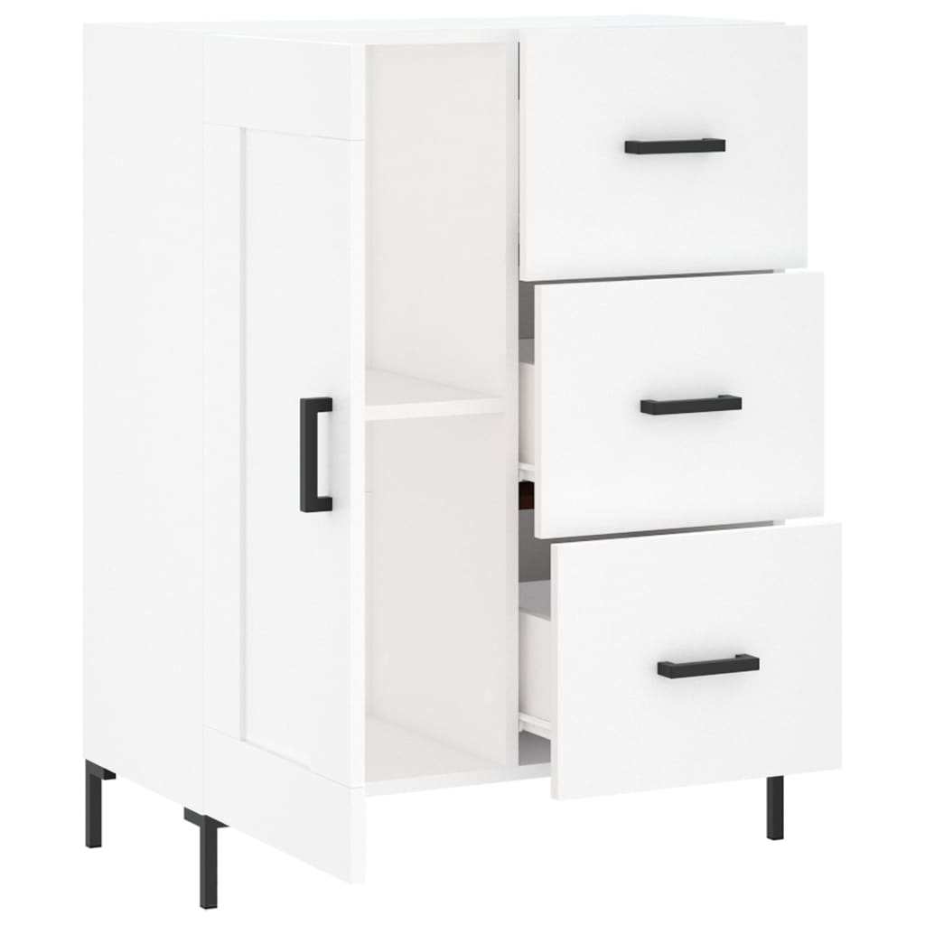 Ντουλάπι Λευκό 69,5 x 34 x 90 εκ. από Επεξεργασμένο Ξύλο