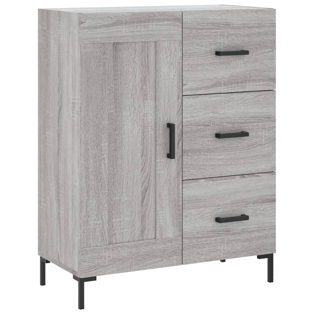 Ντουλάπι Γκρι Sonoma 69,5 x 34 x 90 εκ. από Επεξεργασμένο Ξύλο