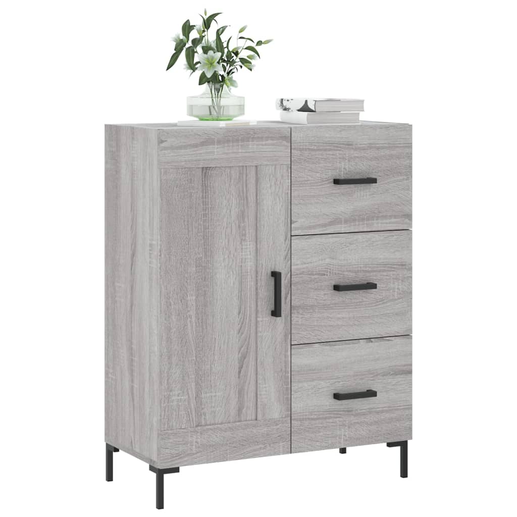 Ντουλάπι Γκρι Sonoma 69,5 x 34 x 90 εκ. από Επεξεργασμένο Ξύλο