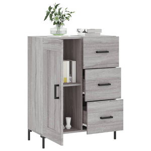 Ντουλάπι Γκρι Sonoma 69,5 x 34 x 90 εκ. από Επεξεργασμένο Ξύλο
