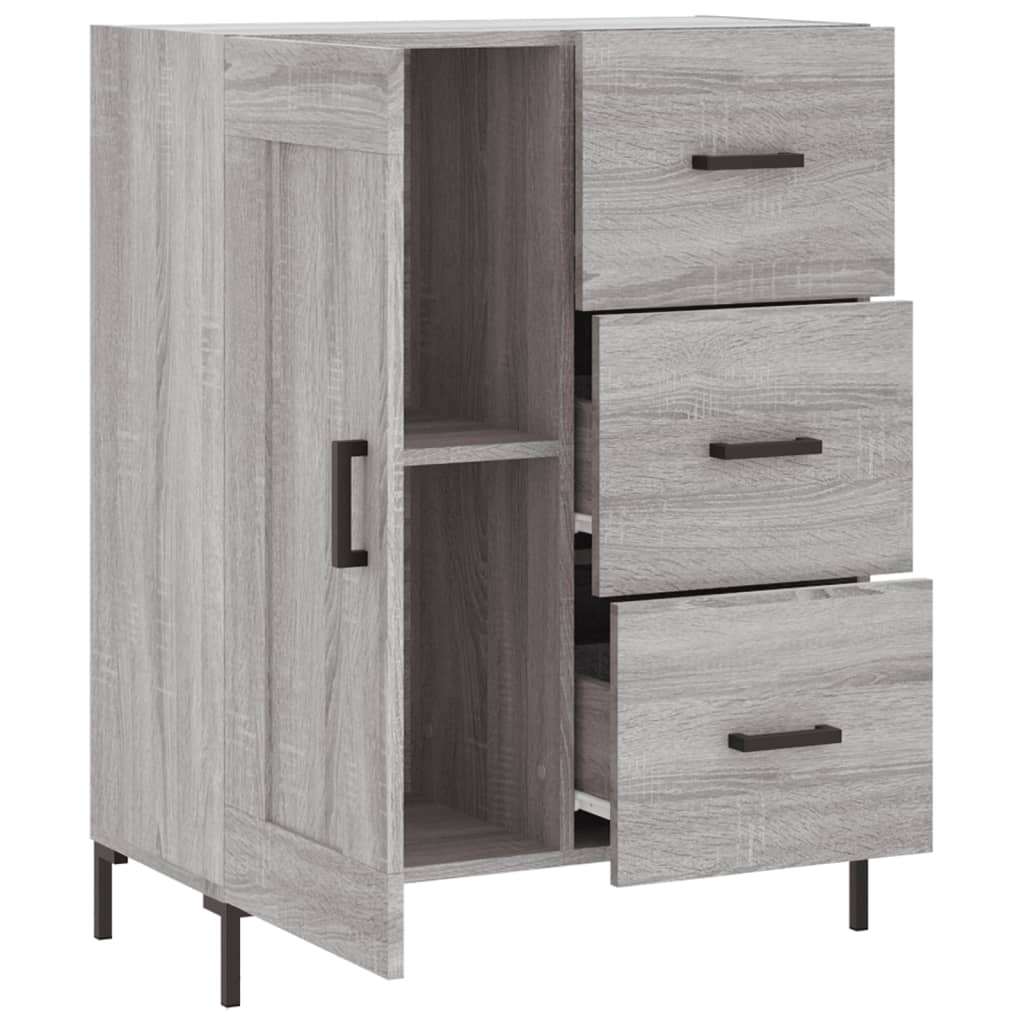 Ντουλάπι Γκρι Sonoma 69,5 x 34 x 90 εκ. από Επεξεργασμένο Ξύλο