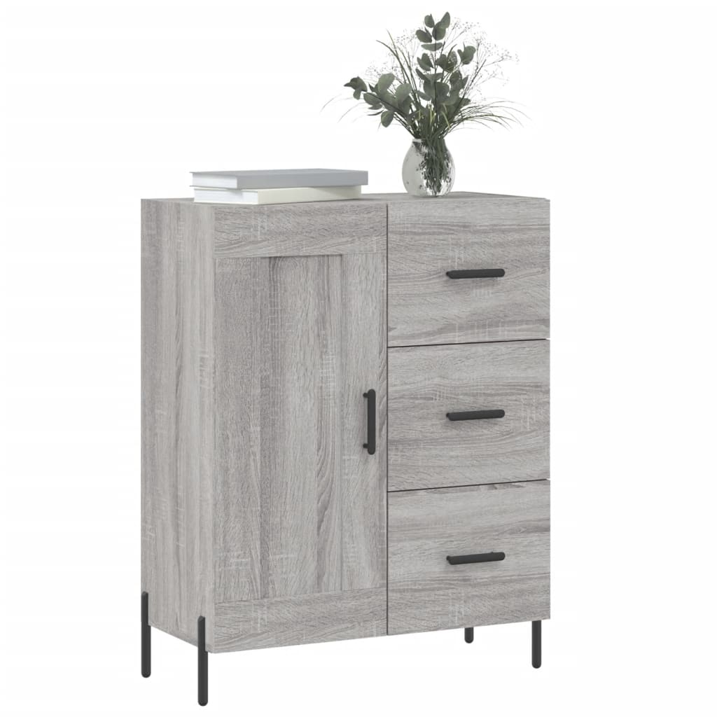 Ντουλάπι Γκρι Sonoma 69,5 x 34 x 90 εκ. από Επεξεργασμένο Ξύλο
