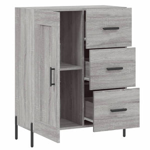 Ντουλάπι Γκρι Sonoma 69,5 x 34 x 90 εκ. από Επεξεργασμένο Ξύλο