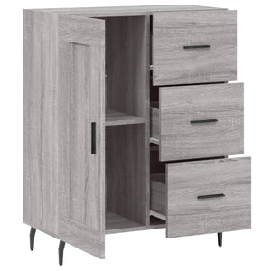 Ντουλάπι Γκρι Sonoma 69,5 x 34 x 90 εκ. από Επεξεργασμένο Ξύλο