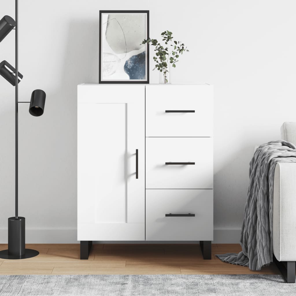 Ντουλάπι Λευκό 69,5 x 34 x 90 εκ. από Επεξεργασμένο Ξύλο