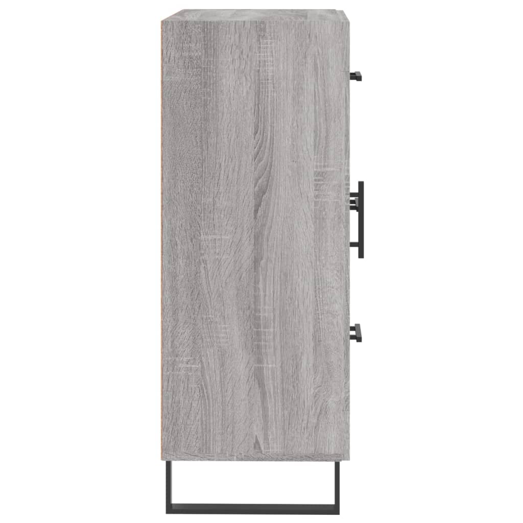 Ντουλάπι Γκρι Sonoma 69,5 x 34 x 90 εκ. από Επεξεργασμένο Ξύλο - Pakobazaar
