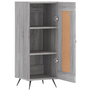 Ντουλάπι Γκρι Sonoma 34,5x34x90 εκ. από Επεξεργασμένο Ξύλο