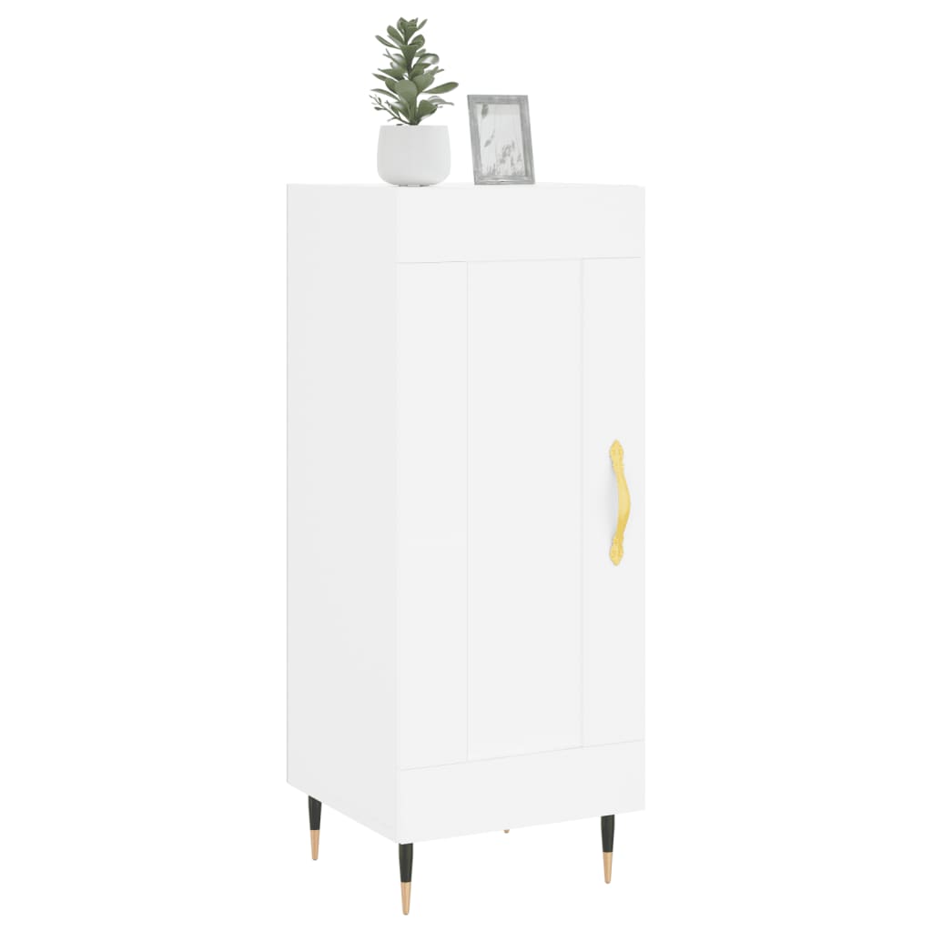 Ντουλάπι Λευκό 34,5 x 34 x 90 εκ. από Επεξεργασμένο Ξύλο