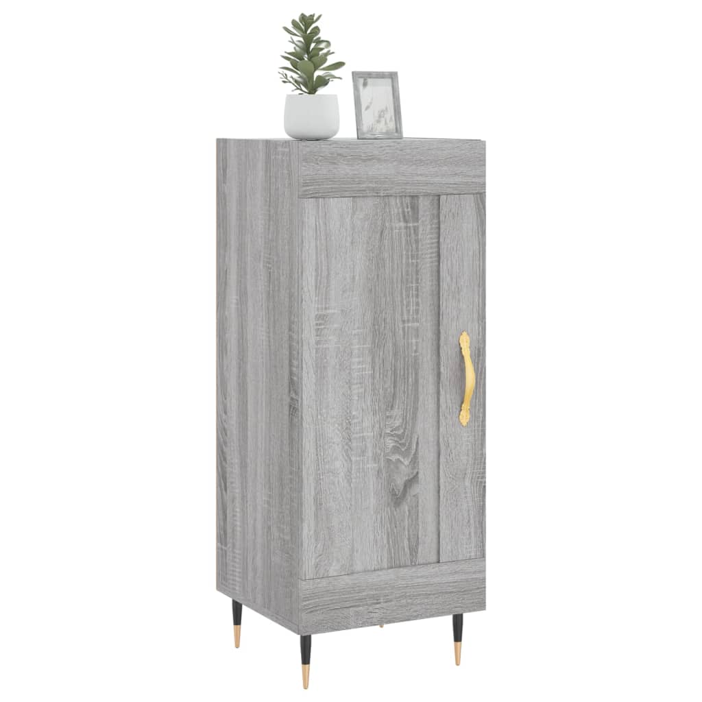 Ντουλάπι Γκρι Sonoma 34,5x34x90 εκ. από Επεξεργασμένο Ξύλο