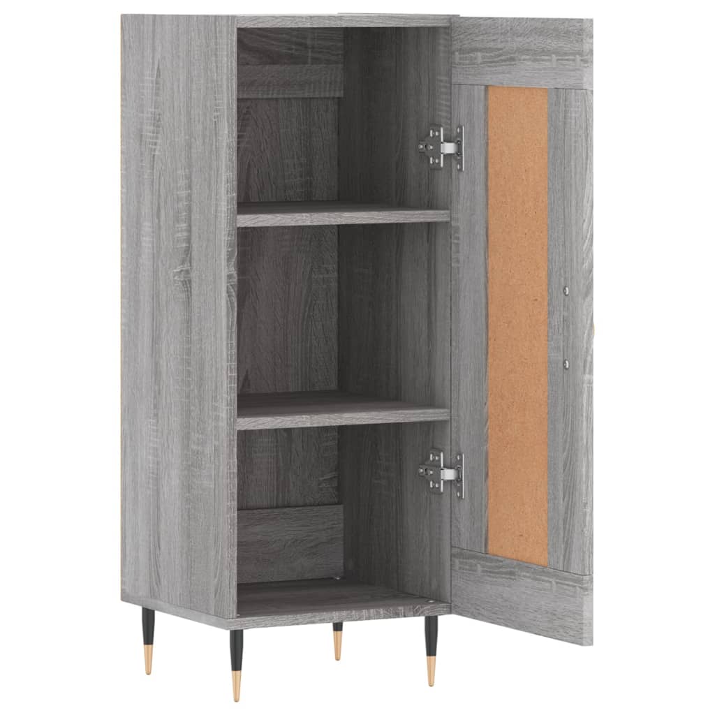 Ντουλάπι Γκρι Sonoma 34,5x34x90 εκ. από Επεξεργασμένο Ξύλο