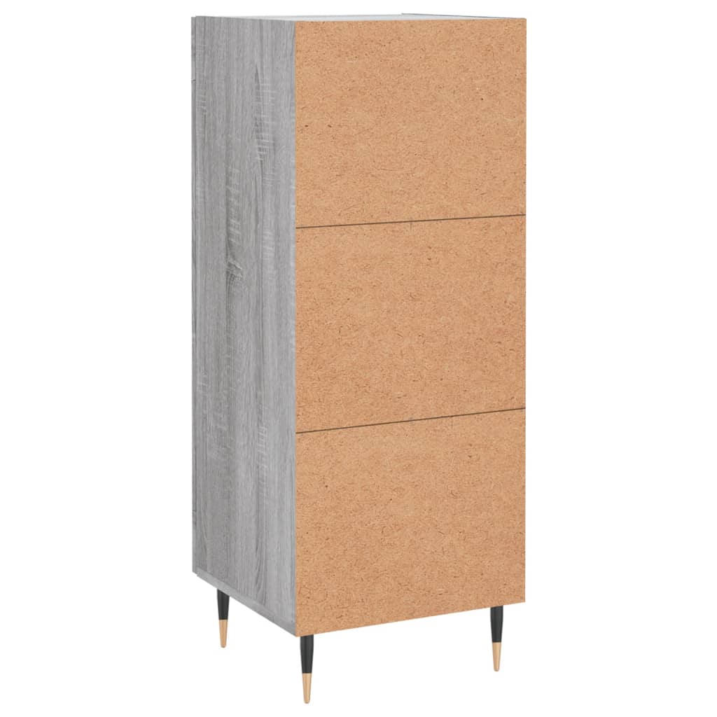 Ντουλάπι Γκρι Sonoma 34,5x34x90 εκ. από Επεξεργασμένο Ξύλο