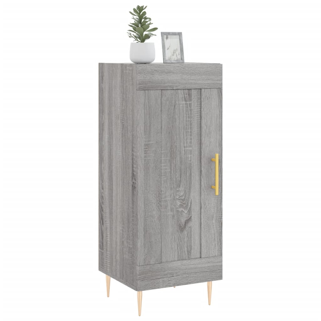 Ντουλάπι Γκρι Sonoma 34,5x34x90 εκ. από Επεξεργασμένο Ξύλο