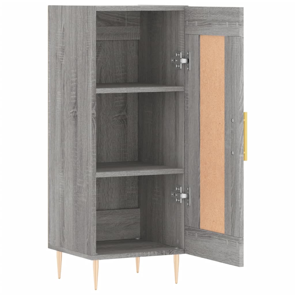 Ντουλάπι Γκρι Sonoma 34,5x34x90 εκ. από Επεξεργασμένο Ξύλο
