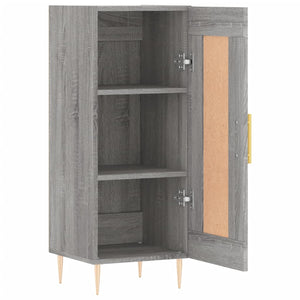 Ντουλάπι Γκρι Sonoma 34,5x34x90 εκ. από Επεξεργασμένο Ξύλο - Pakobazaar