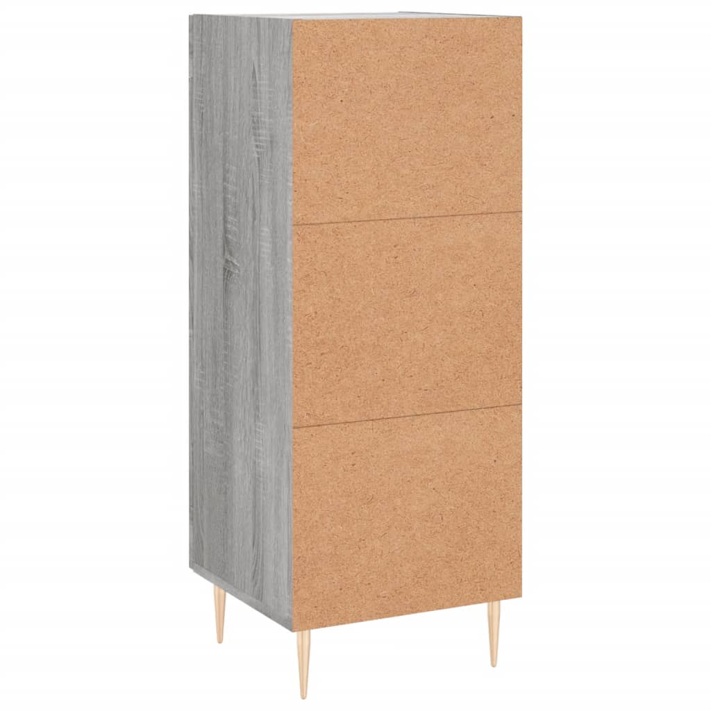 Ντουλάπι Γκρι Sonoma 34,5x34x90 εκ. από Επεξεργασμένο Ξύλο