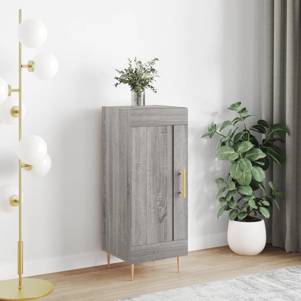 Ντουλάπι Γκρι Sonoma 34,5x34x90 εκ. από Επεξεργασμένο Ξύλο