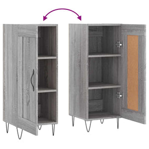 Ντουλάπι Γκρι Sonoma 34,5x34x90 εκ. από Επεξεργασμένο Ξύλο