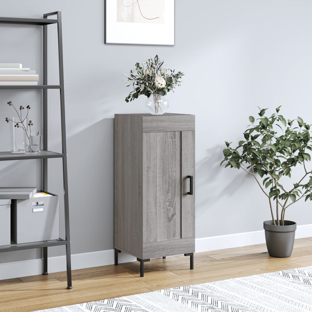 Ντουλάπι Γκρι Sonoma 34,5x34x90 εκ. από Επεξεργασμένο Ξύλο
