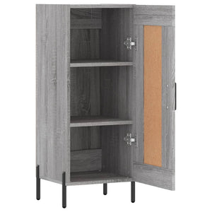 Ντουλάπι Γκρι Sonoma 34,5x34x90 εκ. από Επεξεργασμένο Ξύλο