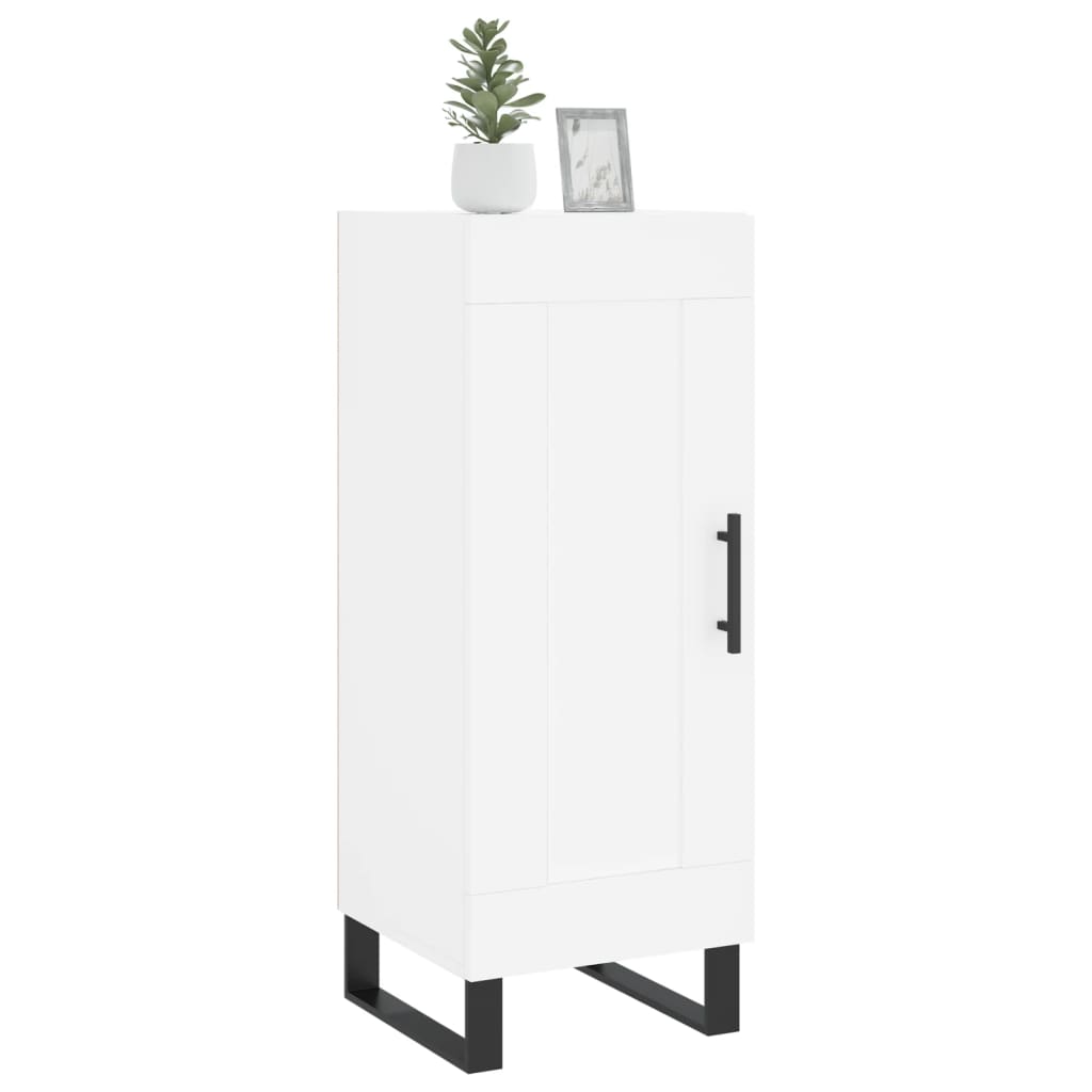 Ντουλάπι Λευκό 34,5 x 34 x 90 εκ. από Επεξεργασμένο Ξύλο