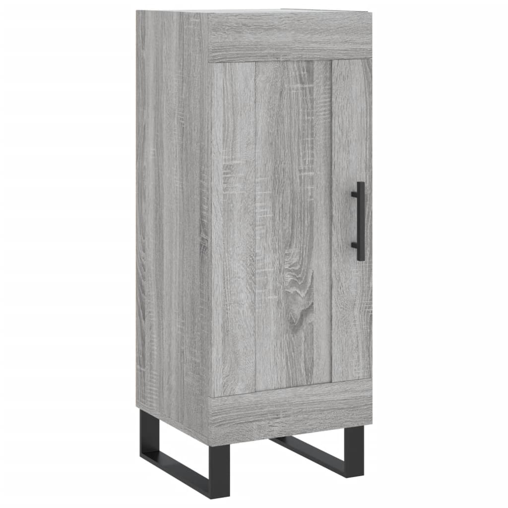 Ντουλάπι Γκρι Sonoma 34,5x34x90 εκ. από Επεξεργασμένο Ξύλο - Pakobazaar
