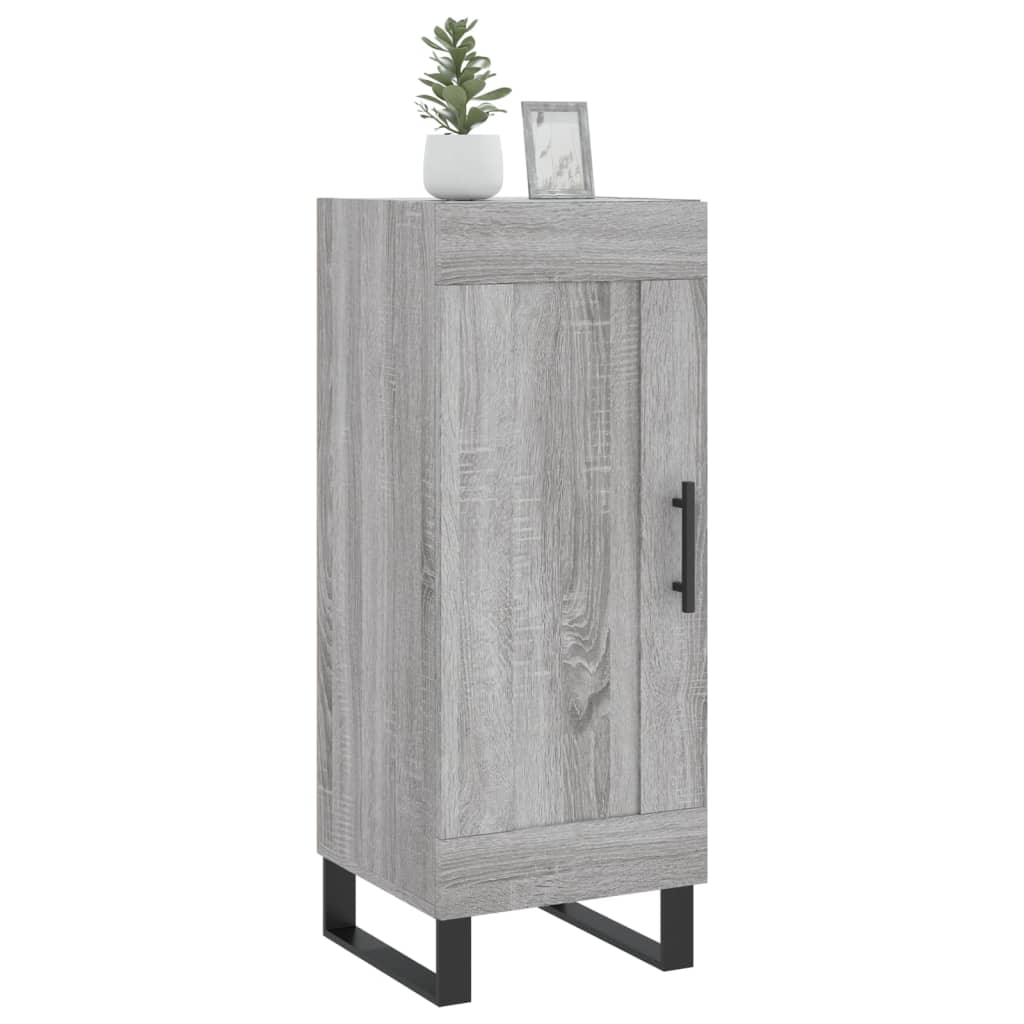 Ντουλάπι Γκρι Sonoma 34,5x34x90 εκ. από Επεξεργασμένο Ξύλο - Pakobazaar