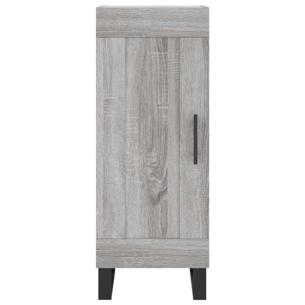 Ντουλάπι Γκρι Sonoma 34,5x34x90 εκ. από Επεξεργασμένο Ξύλο - Pakobazaar