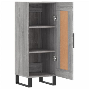 Ντουλάπι Γκρι Sonoma 34,5x34x90 εκ. από Επεξεργασμένο Ξύλο - Pakobazaar