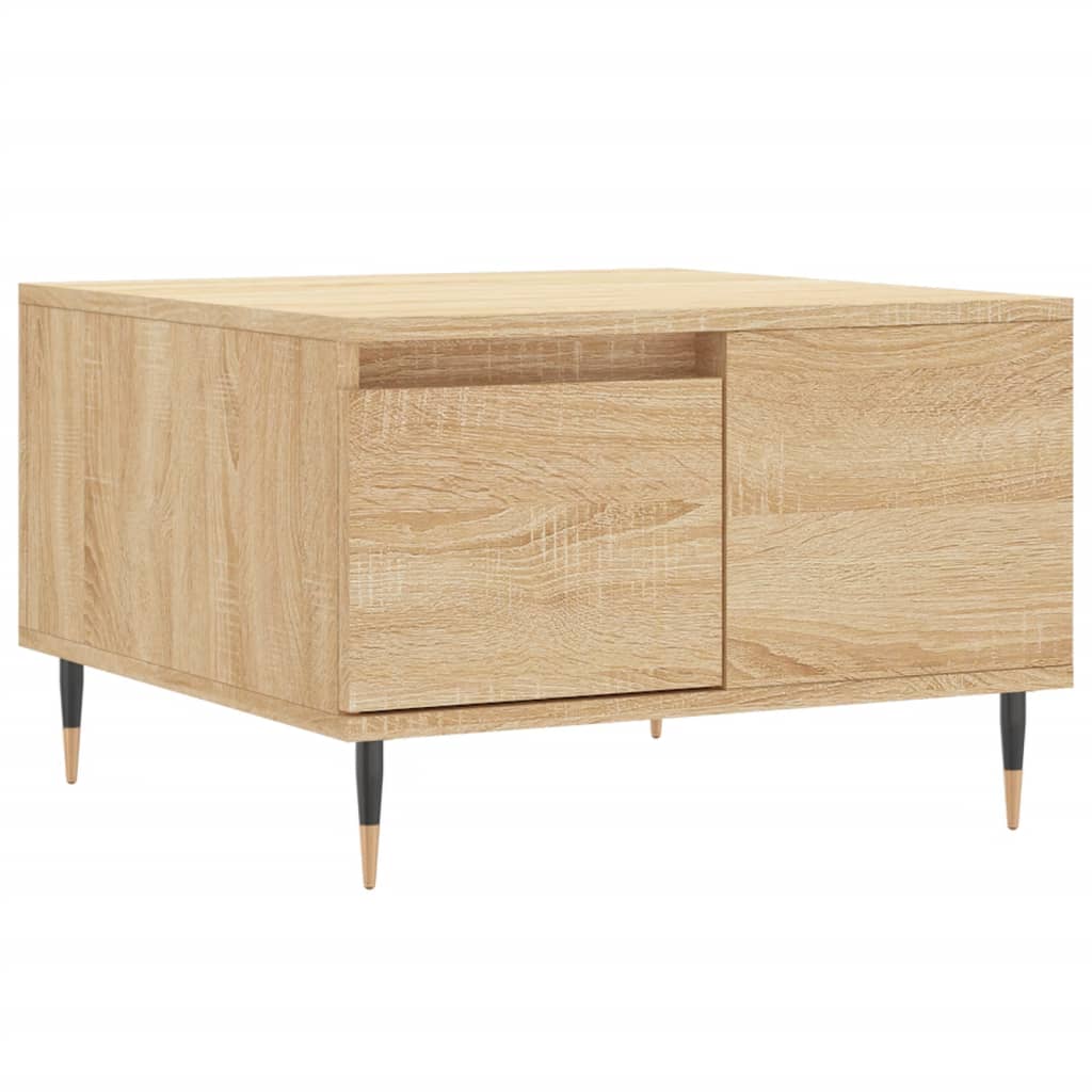 Τραπεζάκι Σαλονιού Sonoma Δρυς 55x55x36,5εκ. Επεξεργασμένο Ξύλο