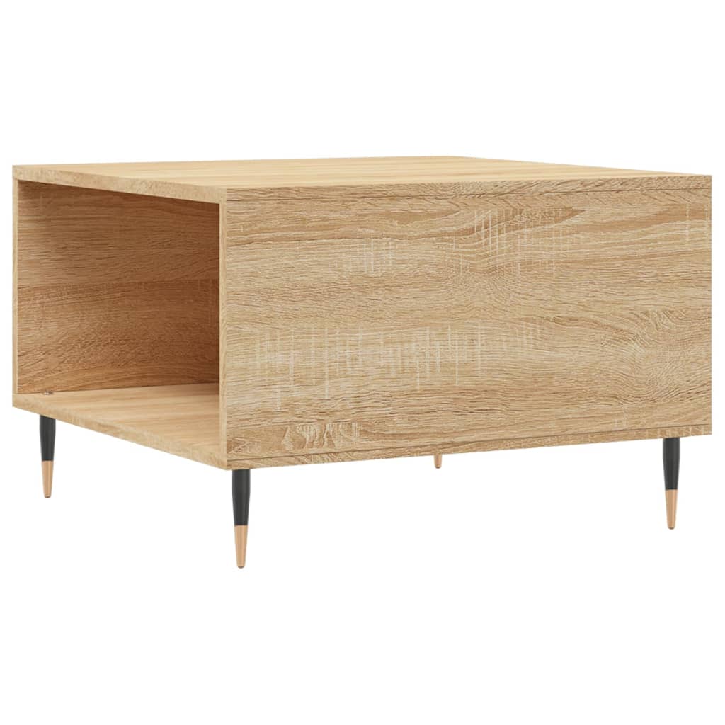 Τραπεζάκι Σαλονιού Sonoma Δρυς 55x55x36,5εκ. Επεξεργασμένο Ξύλο