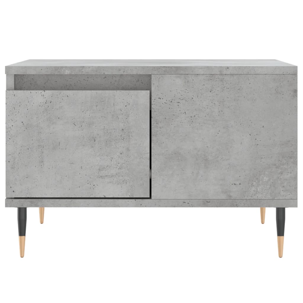 Τραπεζάκι Σαλονιού Γκρι Σκυρ. 55x55x36,5 εκ. Επεξεργ. Ξύλο