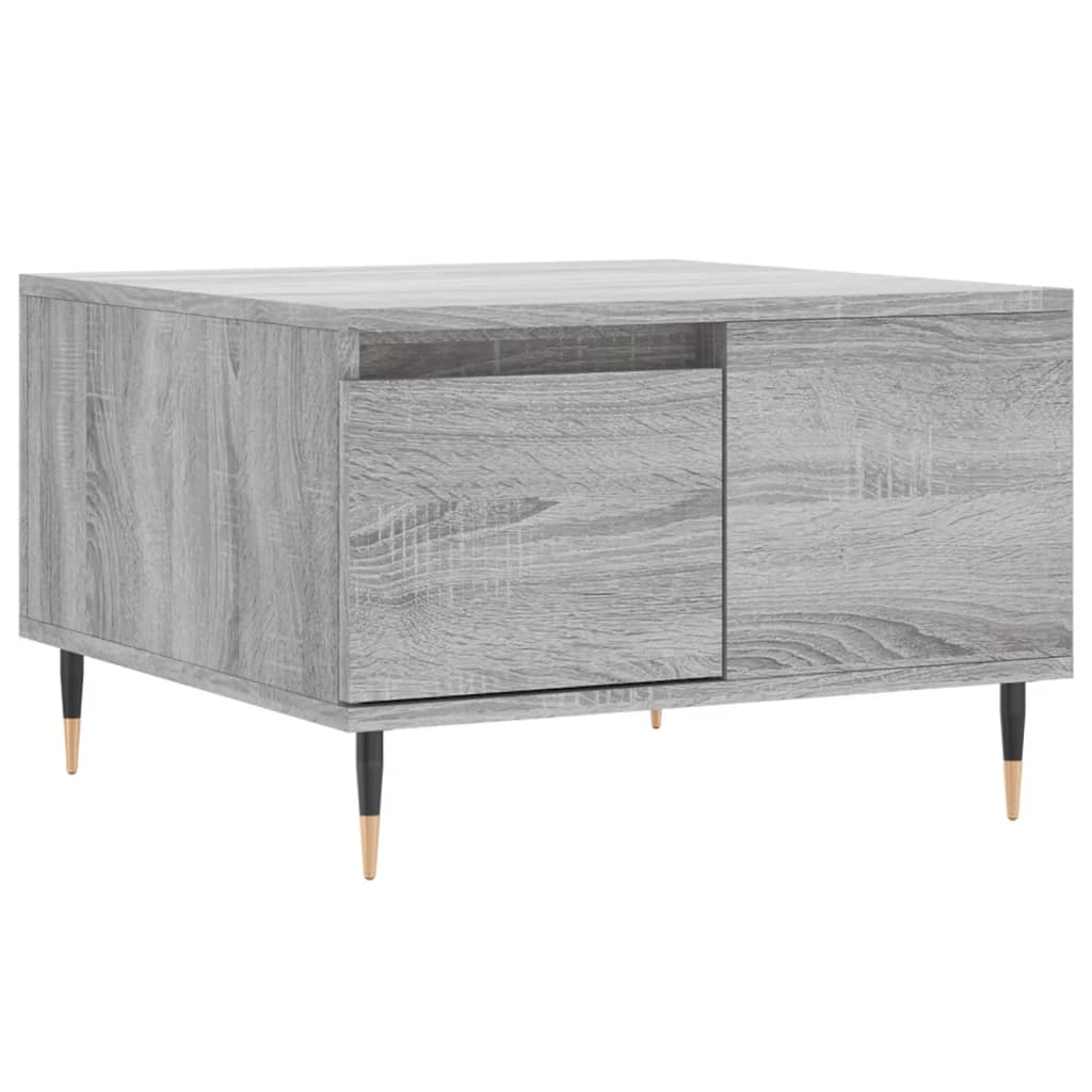 Τραπεζάκι Σαλονιού Γκρι Sonoma 55x55x36,5εκ. Επεξεργασμένο Ξύλο
