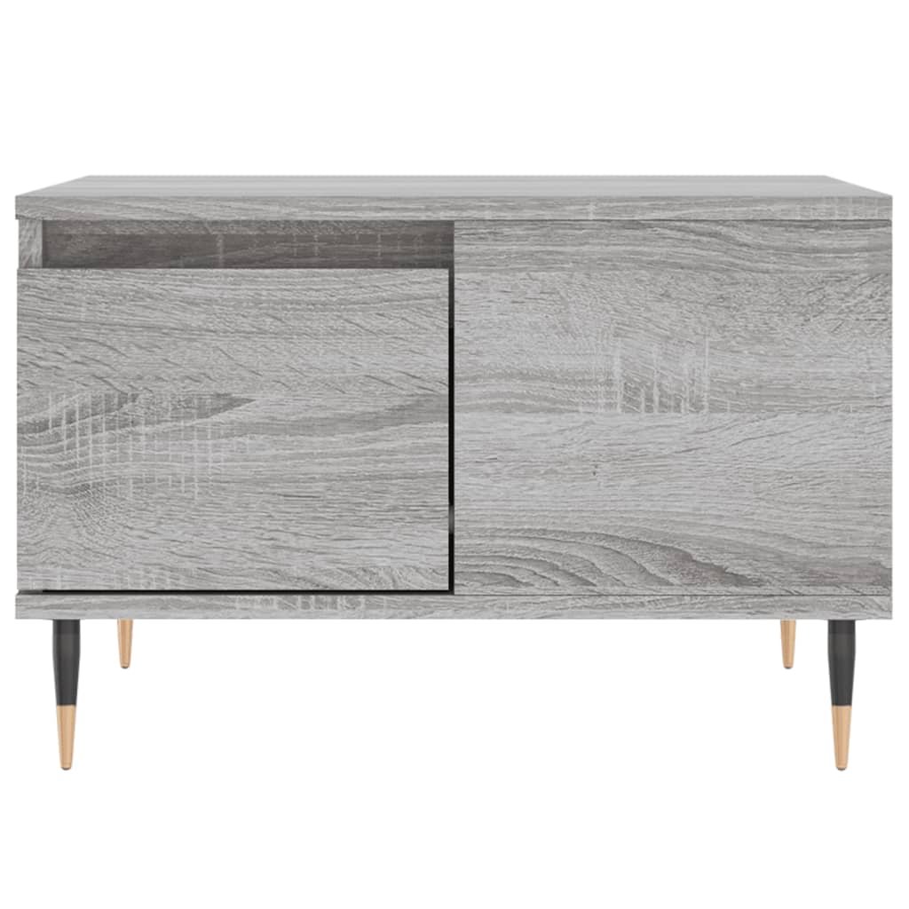 Τραπεζάκι Σαλονιού Γκρι Sonoma 55x55x36,5εκ. Επεξεργασμένο Ξύλο