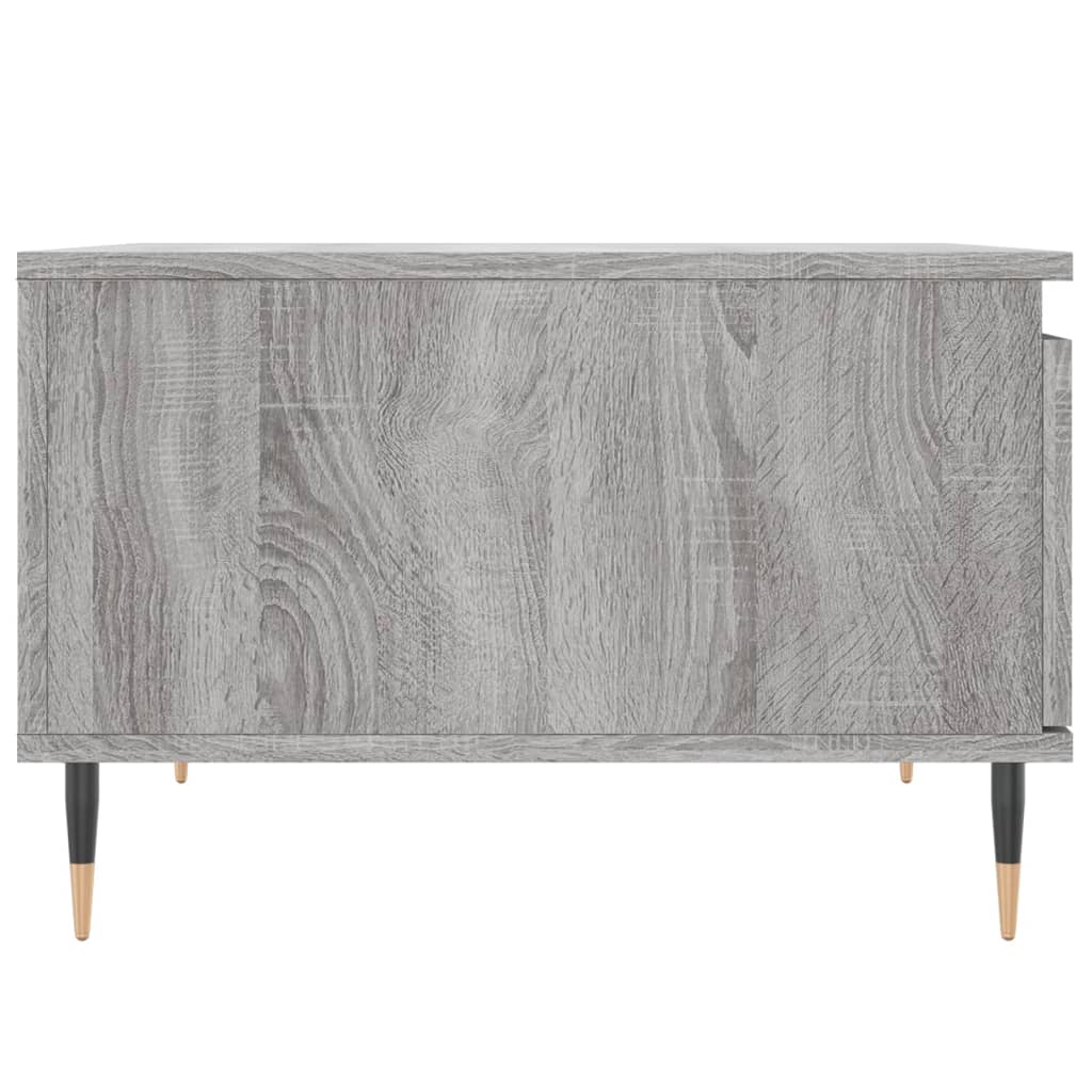 Τραπεζάκι Σαλονιού Γκρι Sonoma 55x55x36,5εκ. Επεξεργασμένο Ξύλο