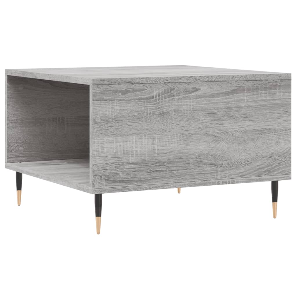 Τραπεζάκι Σαλονιού Γκρι Sonoma 55x55x36,5εκ. Επεξεργασμένο Ξύλο