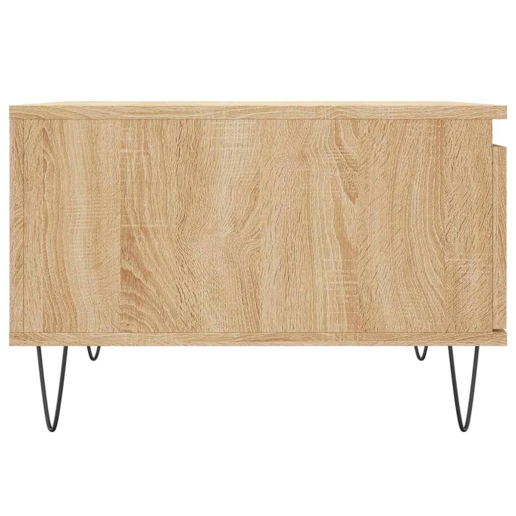 Τραπεζάκι Σαλονιού Sonoma Δρυς 55x55x36,5εκ. Επεξεργασμένο Ξύλο - Pakobazaar