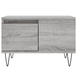 Τραπεζάκι Σαλονιού Γκρι Sonoma 55x55x36,5εκ. Επεξεργασμένο Ξύλο