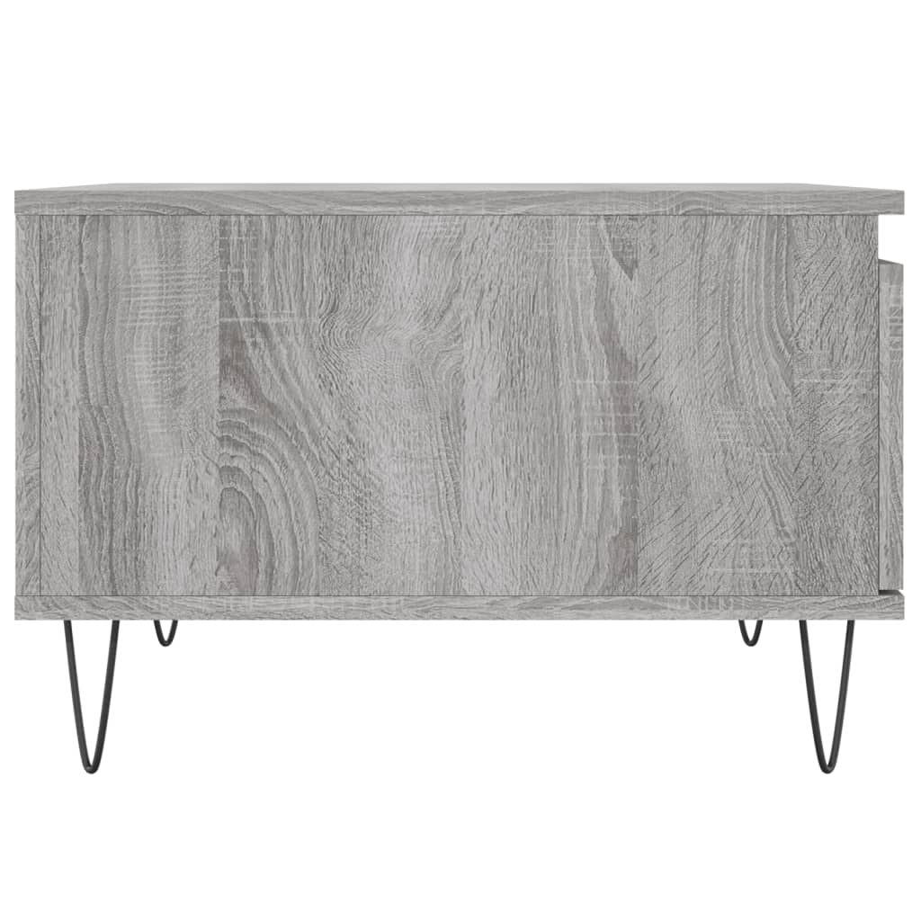 Τραπεζάκι Σαλονιού Γκρι Sonoma 55x55x36,5εκ. Επεξεργασμένο Ξύλο