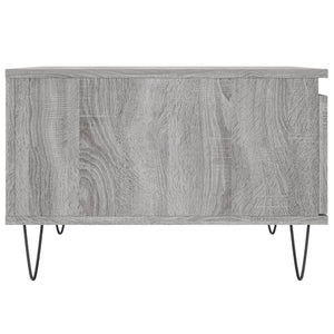 Τραπεζάκι Σαλονιού Γκρι Sonoma 55x55x36,5εκ. Επεξεργασμένο Ξύλο