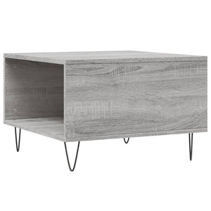 Τραπεζάκι Σαλονιού Γκρι Sonoma 55x55x36,5εκ. Επεξεργασμένο Ξύλο